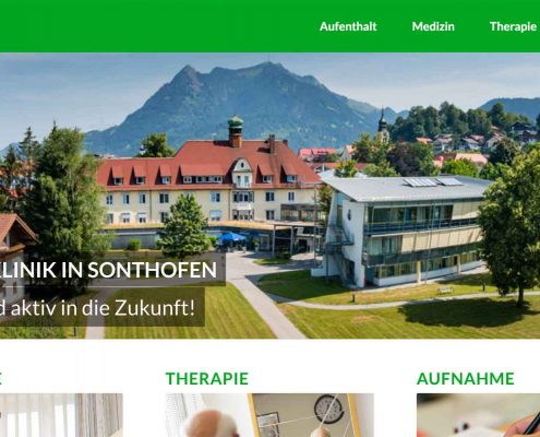 Webdesign Klinik